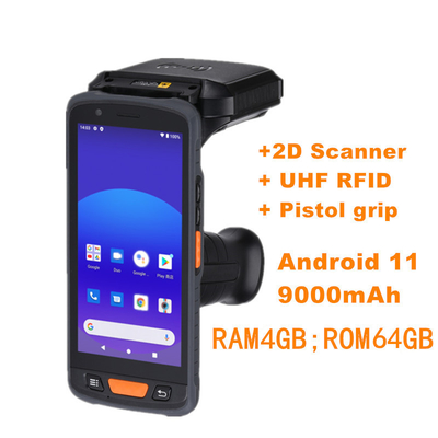 2024 5.5 inç taşınabilir Android PDA 1D 2D Barkod Tarayıcısı Elde RFID Pda Okuyucu