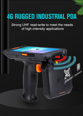 Fabrika fiyatı Sağlam PDA barkod tarayıcısı tabanca sapı RFID pda mobil 4G android PDA UHF RFID okuyucu V9000S